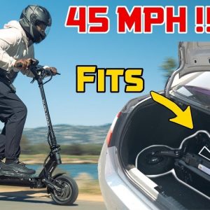 Minimotors Dualtron Victor Review   45MPH Electric Scooter That Fits In Your Trunk!