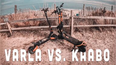 60 MPH+ FASTEST E-SCOOTER- KAABO WOLF KING GT VS. VARLA EAGLE ONE!