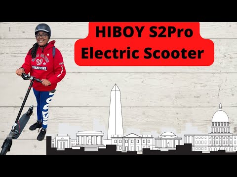 Riding a Hiboy S2 Pro 10in tire model Electric Scooter Review | Washington DC city life 🏙 #escooter