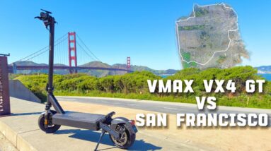 30 Miles of SF Hills vs. 1 Electric Scooter: VMAX VX4 GT Full Review